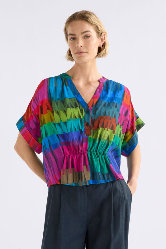 Seka Top Tops - ELK | LIND DARK PRINT