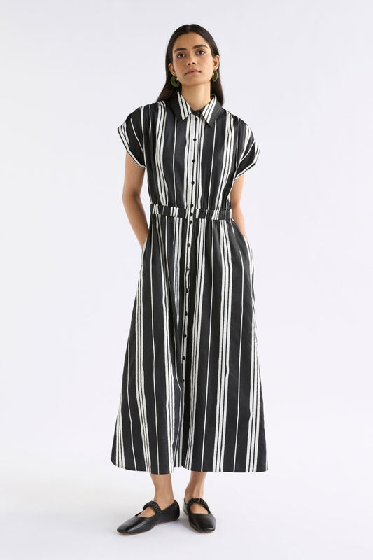 Reza Shirt Dress Dresses - ELK | FEZ PRINT BLACK