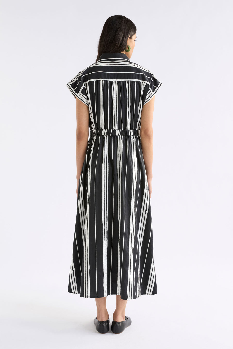 Reza Shirt Dress Dresses - ELK | FEZ PRINT BLACK