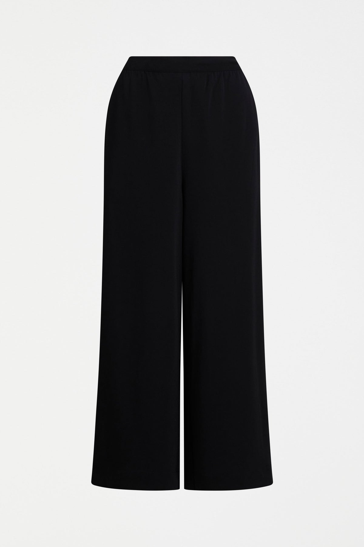 Alden Tailored Jersey Pant Front | BLACK