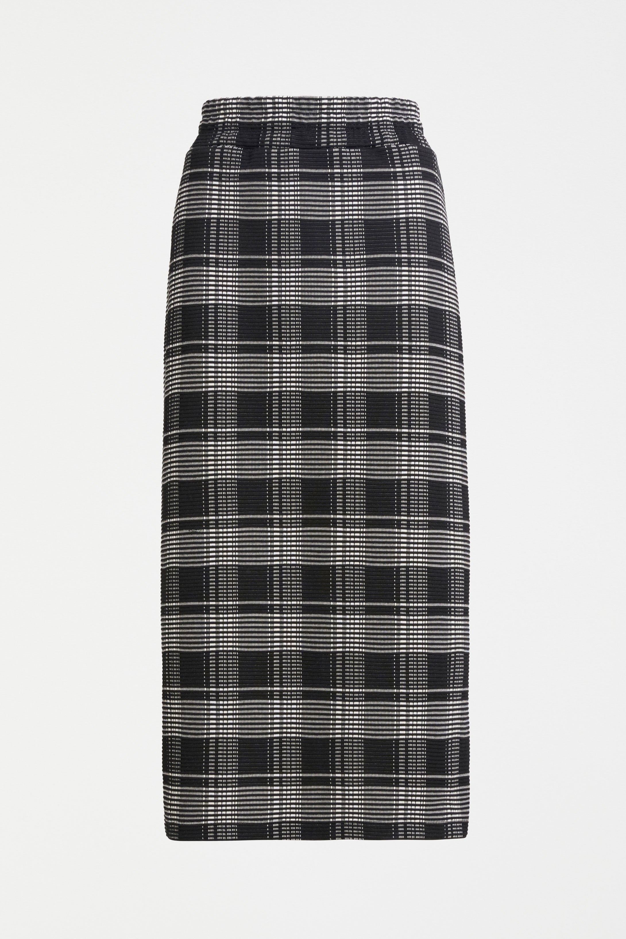 Shop The Mairea Jacquard Textured Check Stretch Pencil Skirt | ELK AU