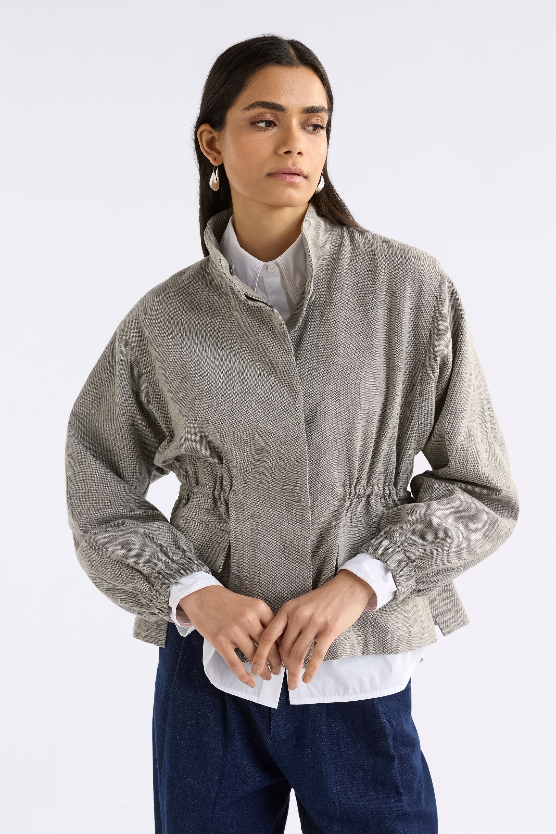 Shop The Citte Orgaic Cotton & Linen Short Jacket | ELK AU