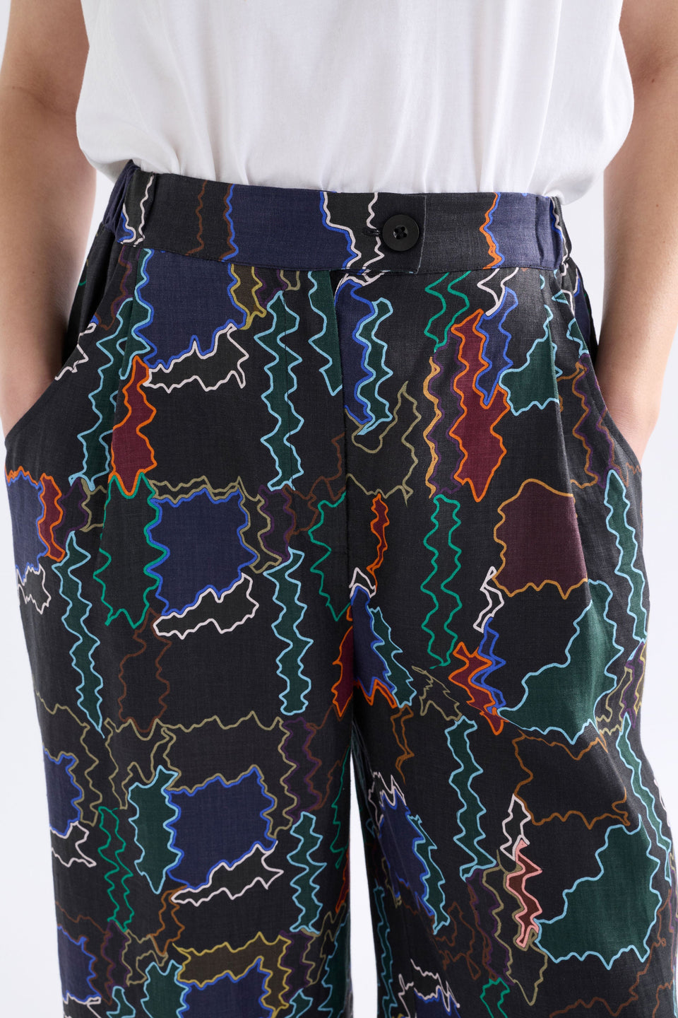 Paimo Light Pant Pants & Jeans - ELK | SUMA LINE PRINT