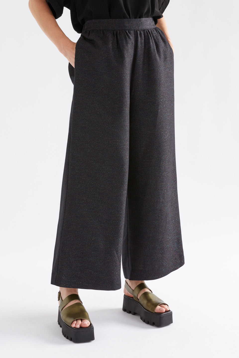Tulle Pant Pants & Jeans - ELK | BLACK MULTI METALLIC