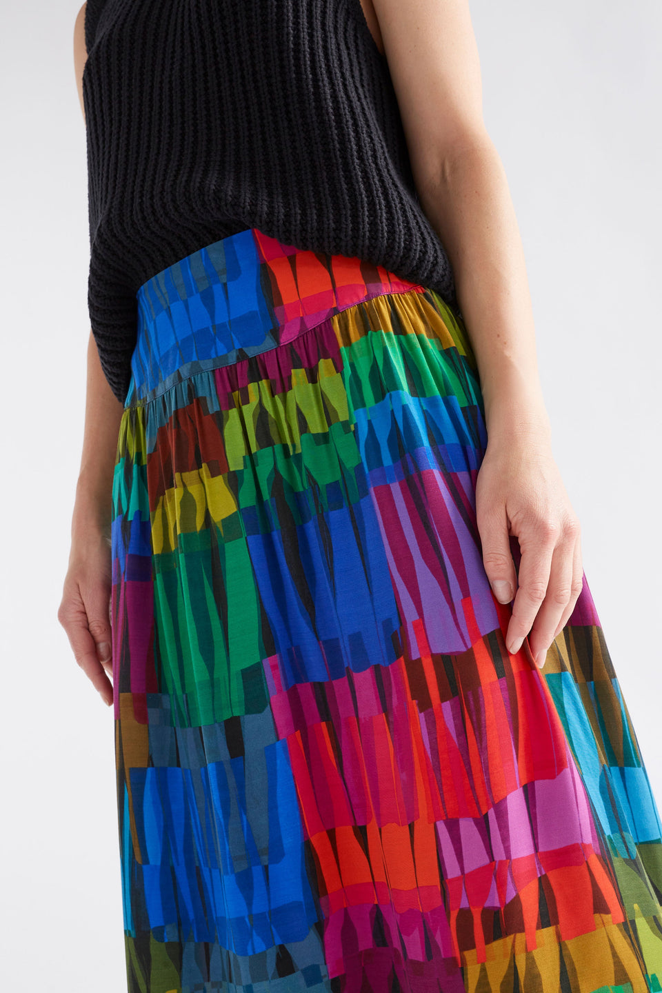 Reva Skirt Skirts & Shorts - ELK | LIND DARK PRINT