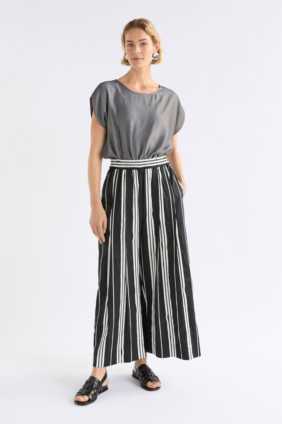 Medjal Classic Top Tops - ELK | SILVER BLACK