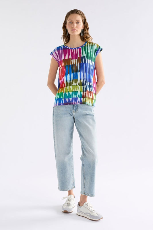 Anden Tee Tops - ELK | LIND LIGHT PRINT
