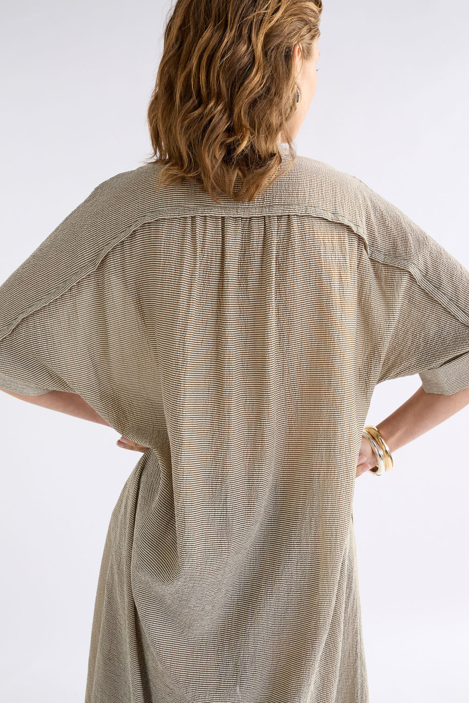 Porta Dress Dresses - ELK | OLIVE STRIPE