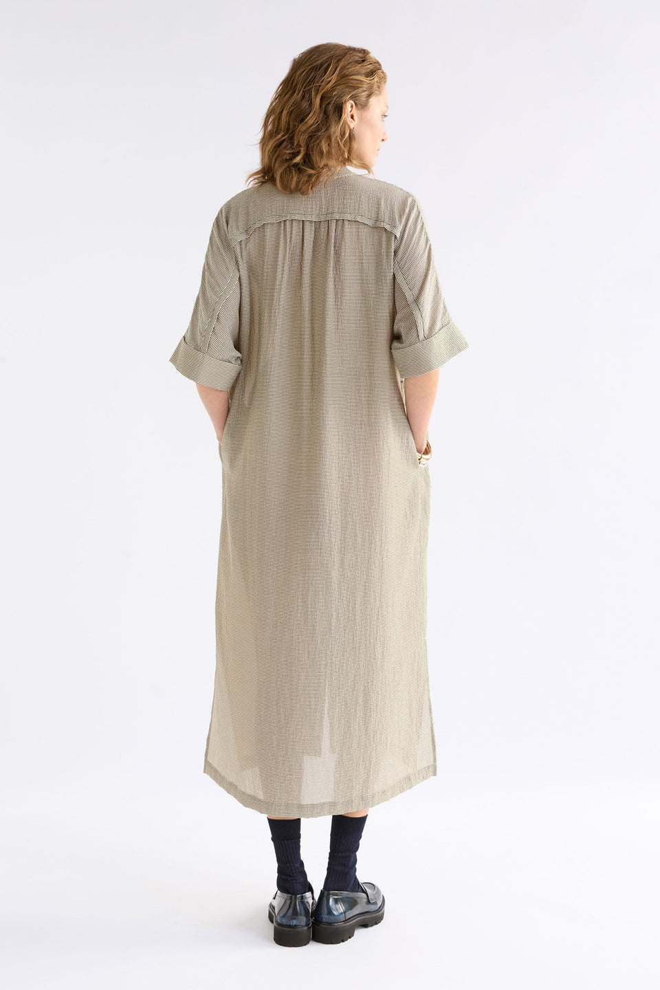 Porta Dress Dresses - ELK | OLIVE STRIPE