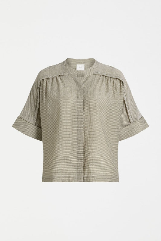 Porta Shirt Tops - ELK | OLIVE STRIPE