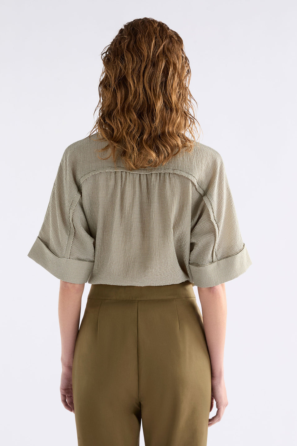 Porta Shirt Tops - ELK | OLIVE STRIPE