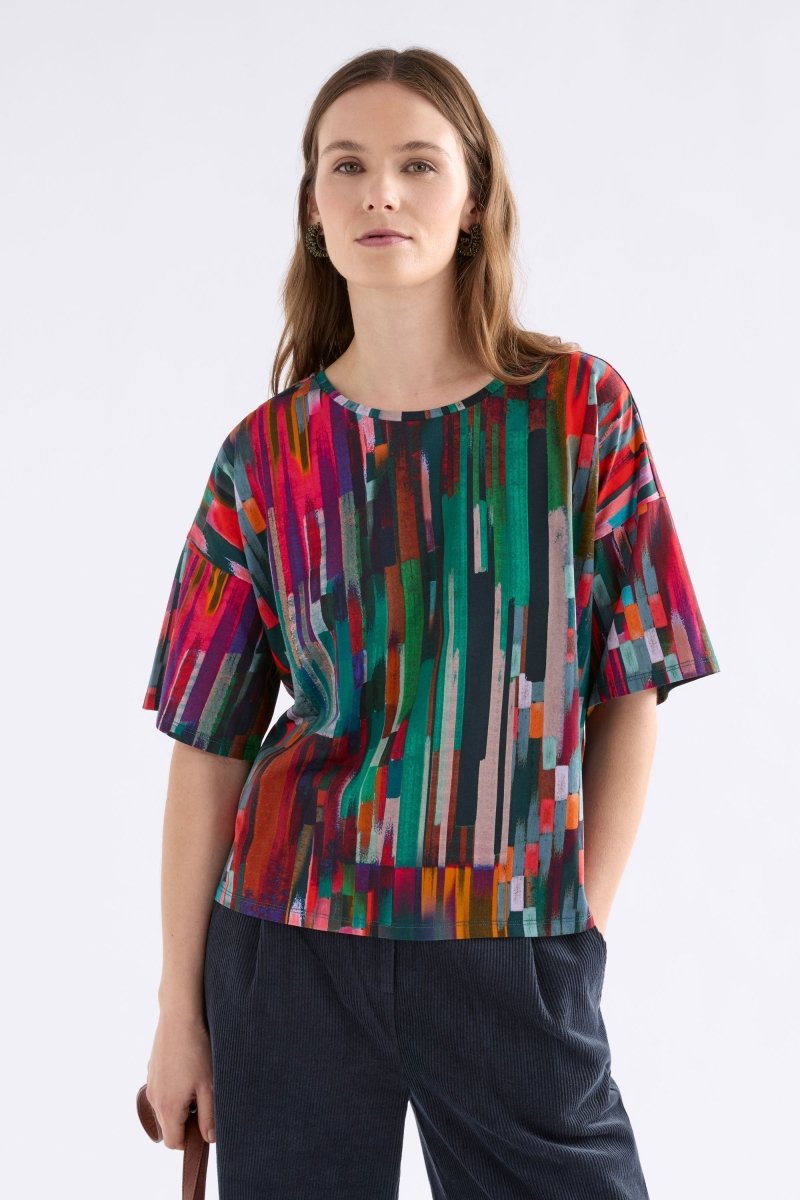 Kyla Tee Mella Print Tops - ELK | MELLA PRINT