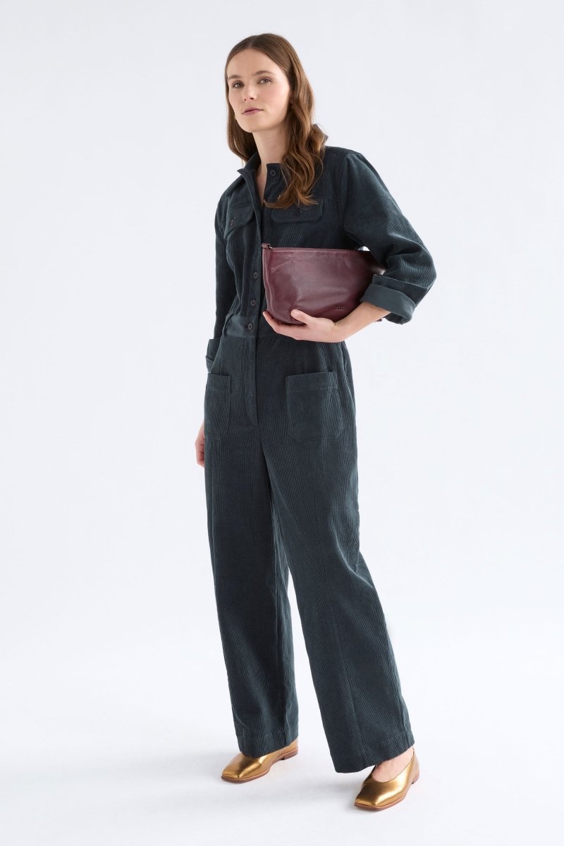 Shop The Noemi Organic Cotton Corduroy Long Jumpsuit | ELK AU