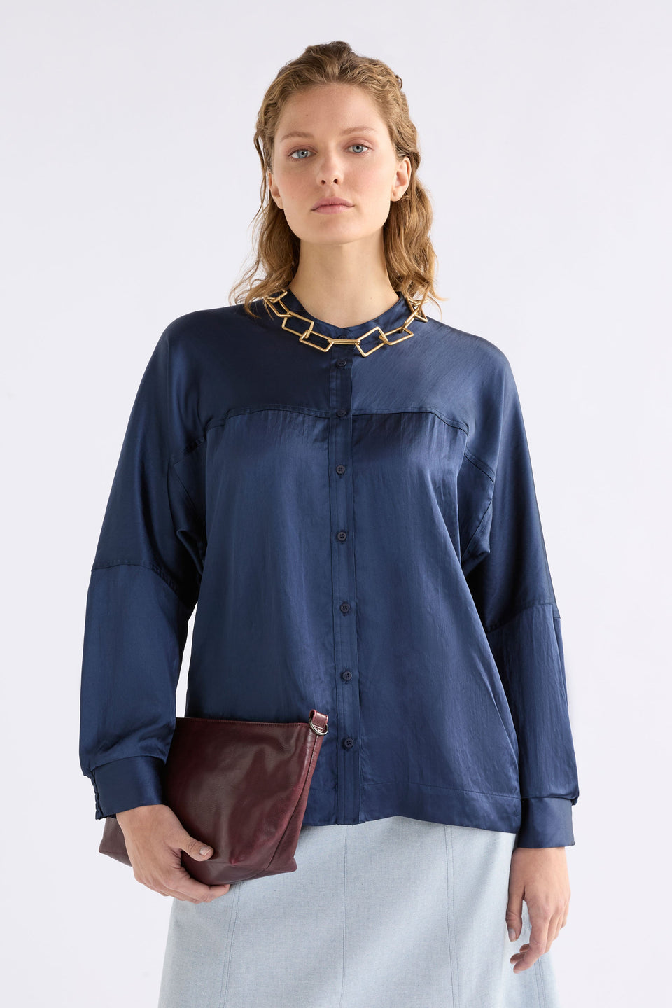 Dree Shirt Tops - ELK | STEEL BLUE