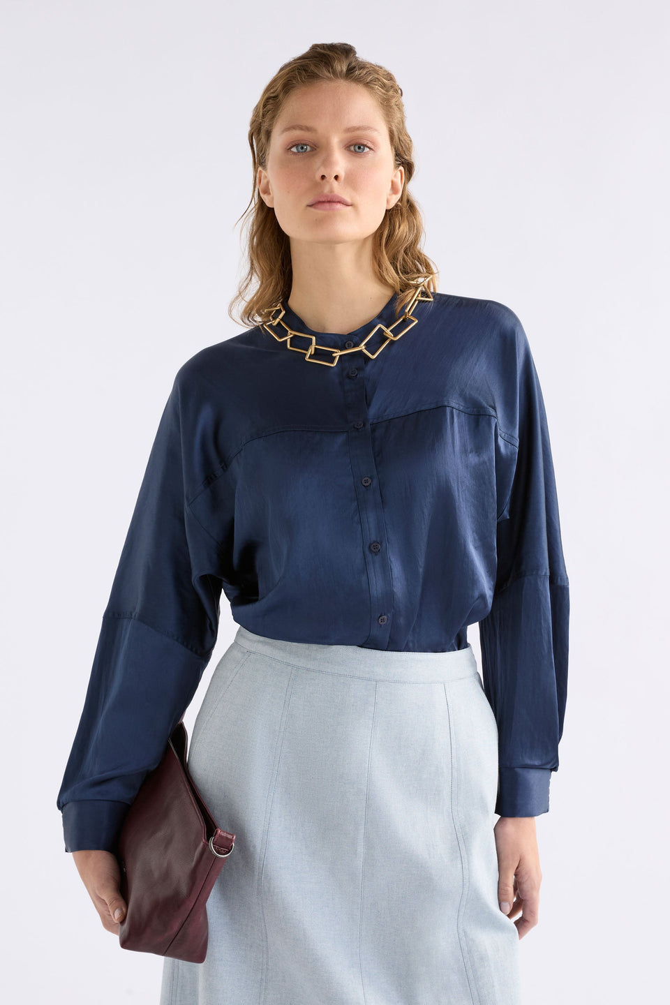 Dree Shirt Tops - ELK | STEEL BLUE