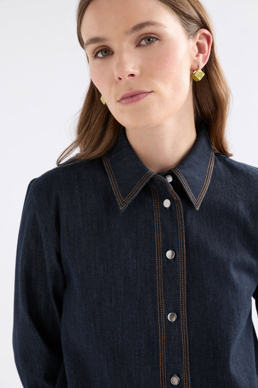 Gerber Shirt Tops - ELK | DARK BLUE WASH