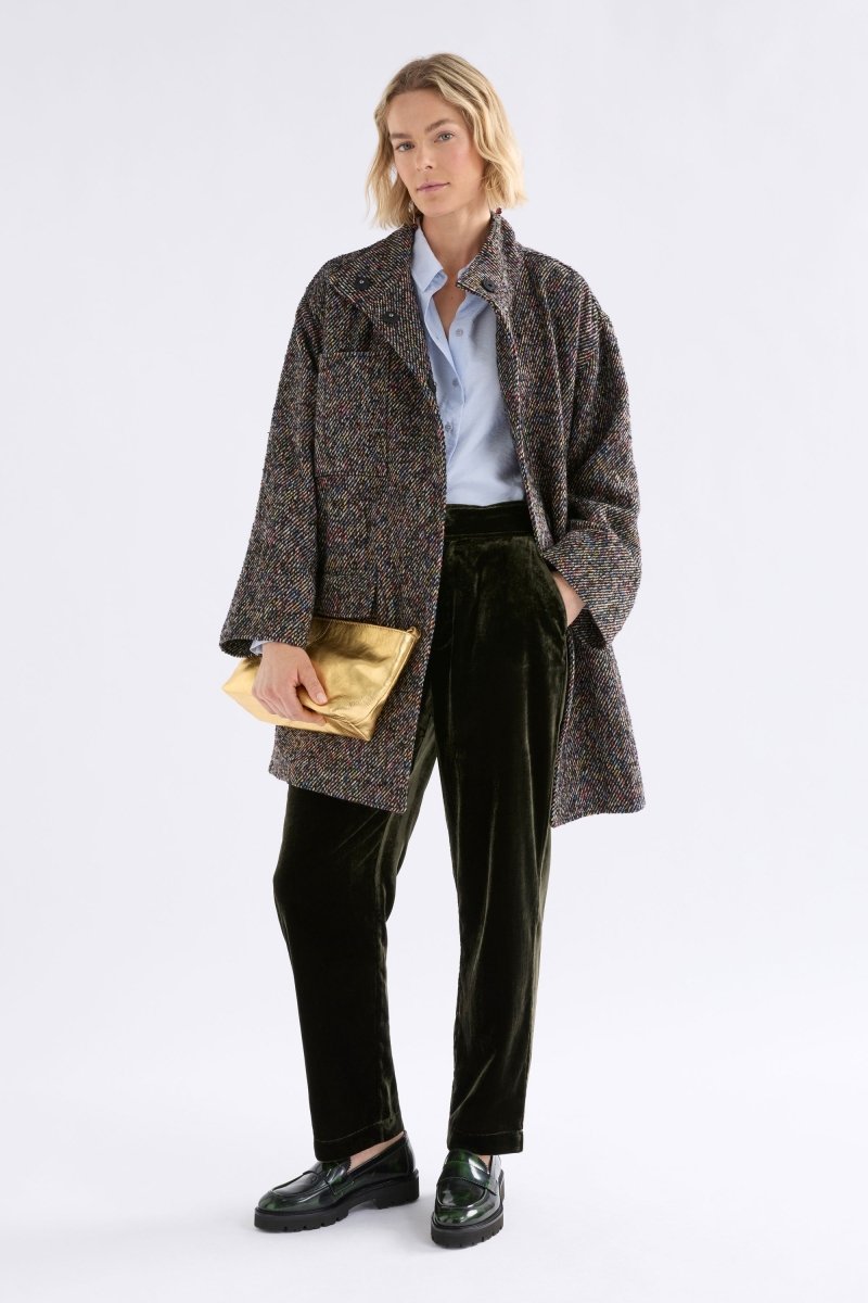 Suuri Velvet Pant Pants & Jeans - ELK | DEEP OLIVE