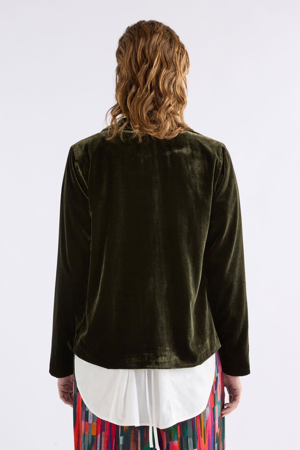 Suuri Double Breasted Blazer Jackets - ELK | DEEP OLIVE