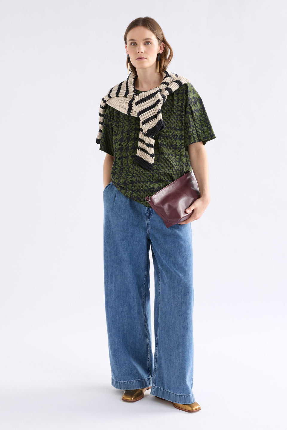 Agnes T Shirt Tops - ELK | PORTUS PRINT