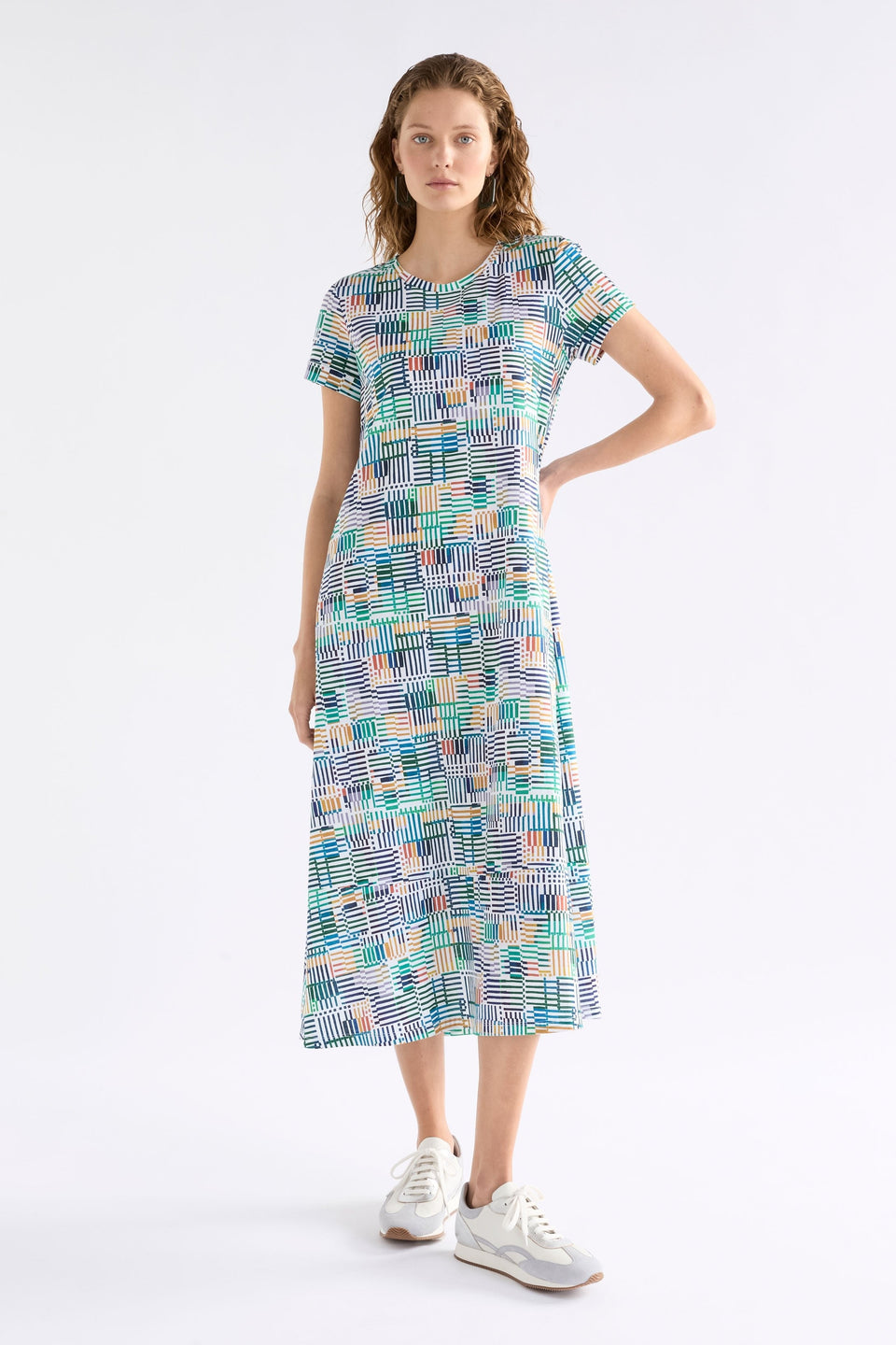 Haki Dress Chess Print Dresses - ELK | CHESS PRINT