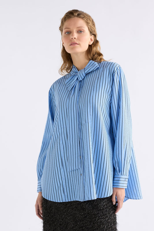 Hedi Shirt Tops - ELK | CHAMBRAY STRIPE