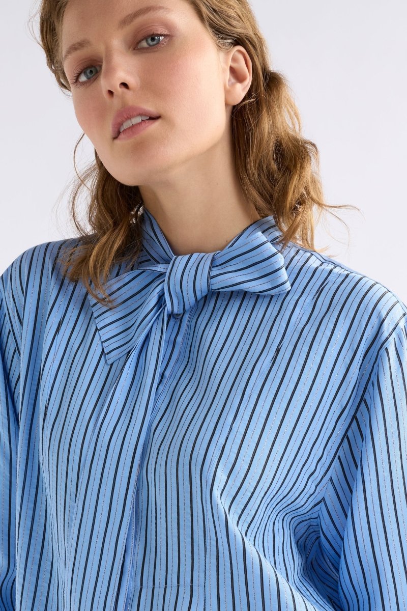 Hedi Shirt Tops - ELK | CHAMBRAY STRIPE