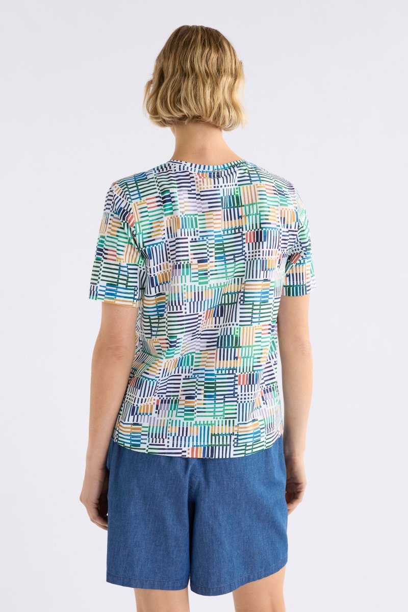 Hanen T-shirt Tops - ELK | CHESS PRINT