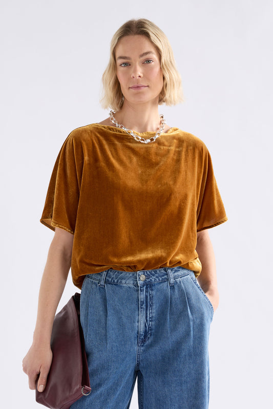 Velvet Soft Top Tops - ELK | GOLDEN