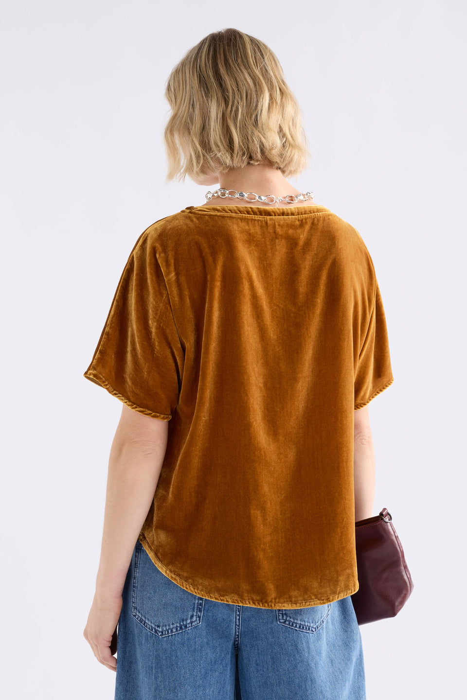 Velvet Soft Top Tops - ELK | GOLDEN