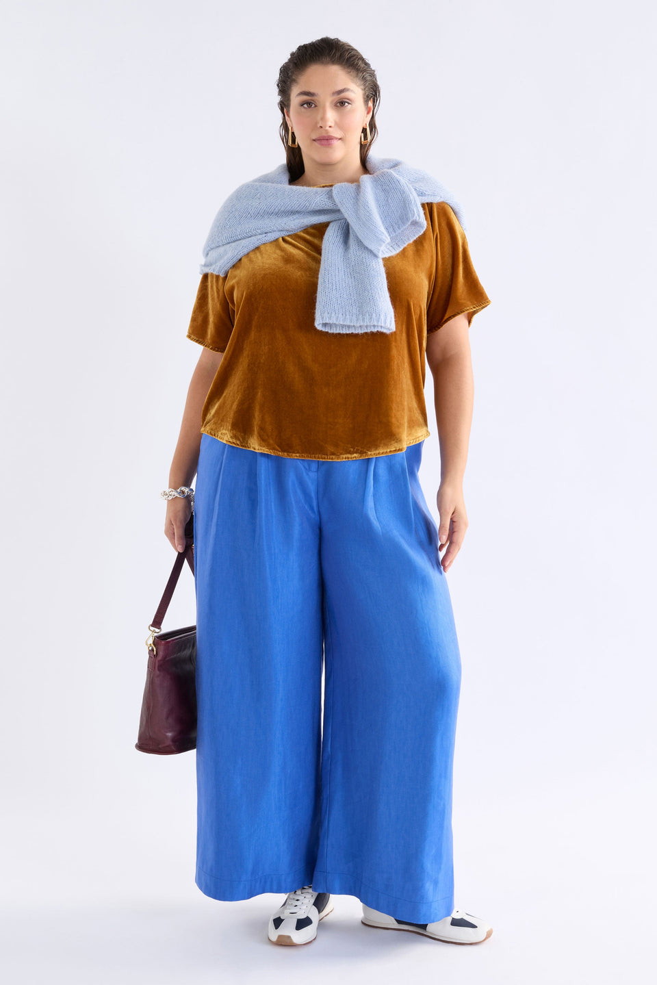 Velvet Soft Top Tops - ELK | GOLDEN