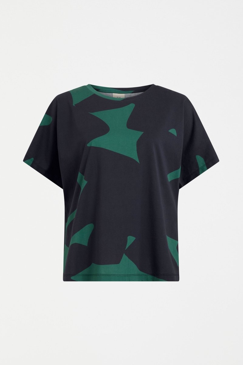 Haki Short Sleeve Tshirt Tops - ELK | TEAL TERA