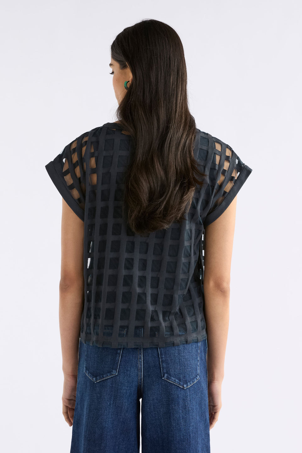 Grid Burnout Top Tops - ELK | SPACE BLUE