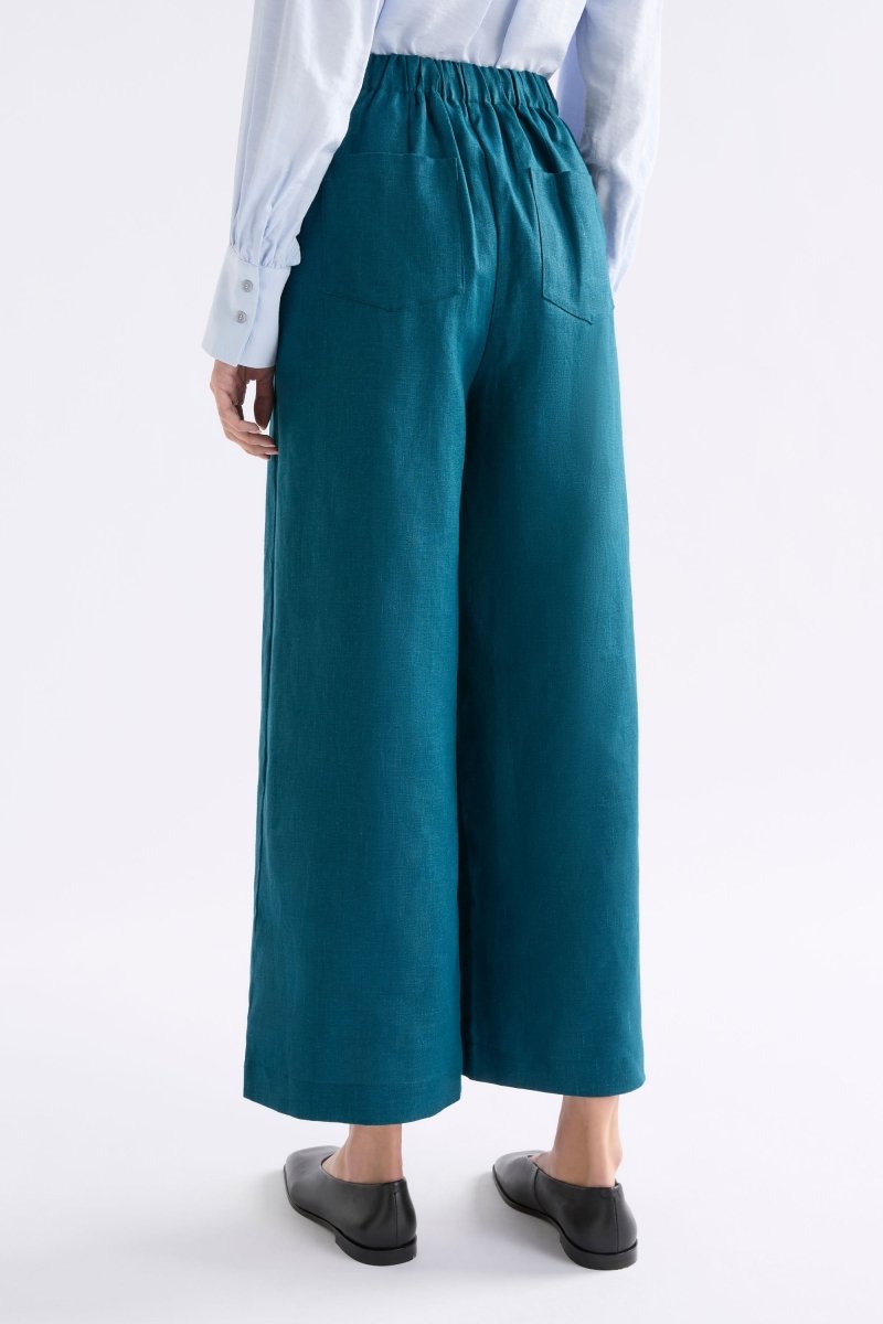 Ilona Linen Pant Peacock Pants & Jeans - ELK | PEACOCK