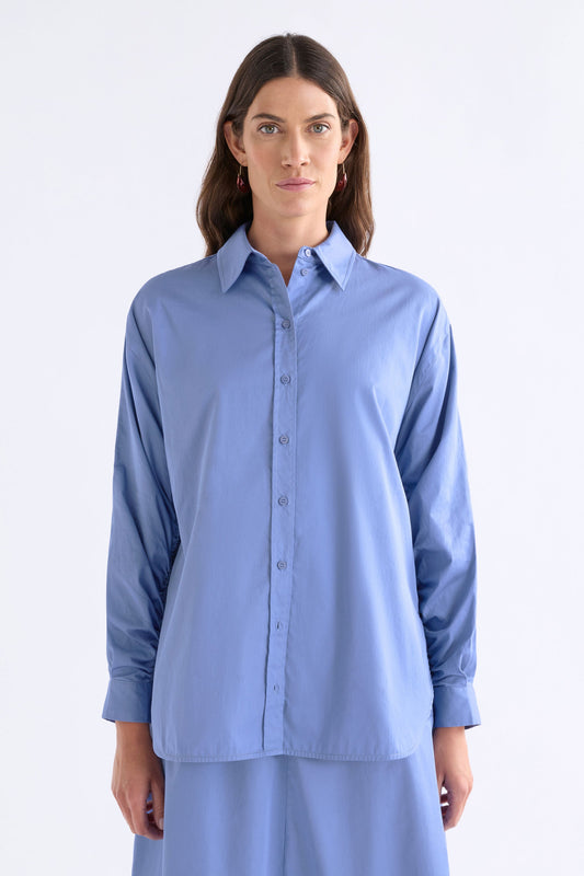 Sol Shirt Dusk Blue Tops - ELK | DUSK BLUE