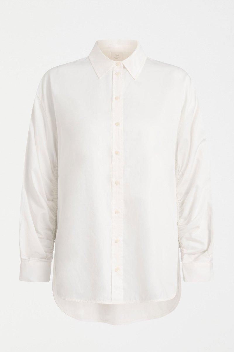 Sol Shirt White Tops - ELK | WHITE