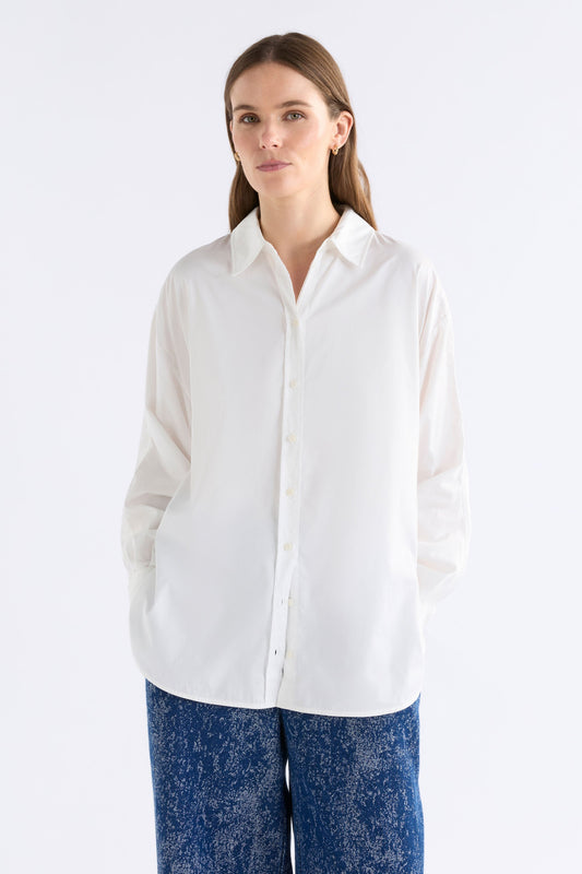 Sol Shirt White Tops - ELK | WHITE