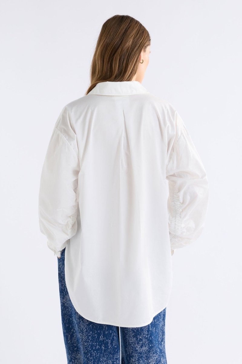 Sol Shirt White Tops - ELK | WHITE