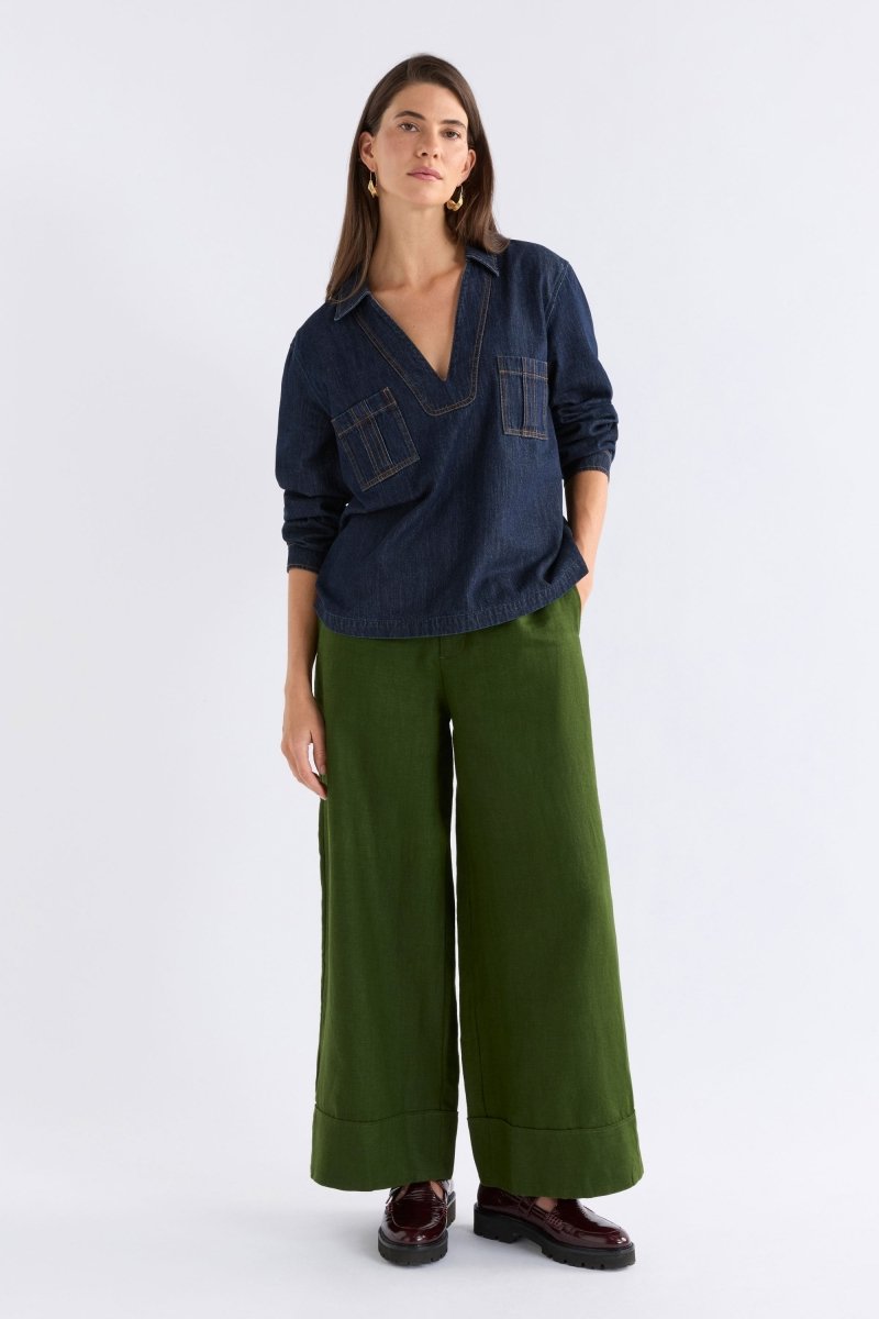 Valor Top Tops - ELK | DARK BLUE WASH