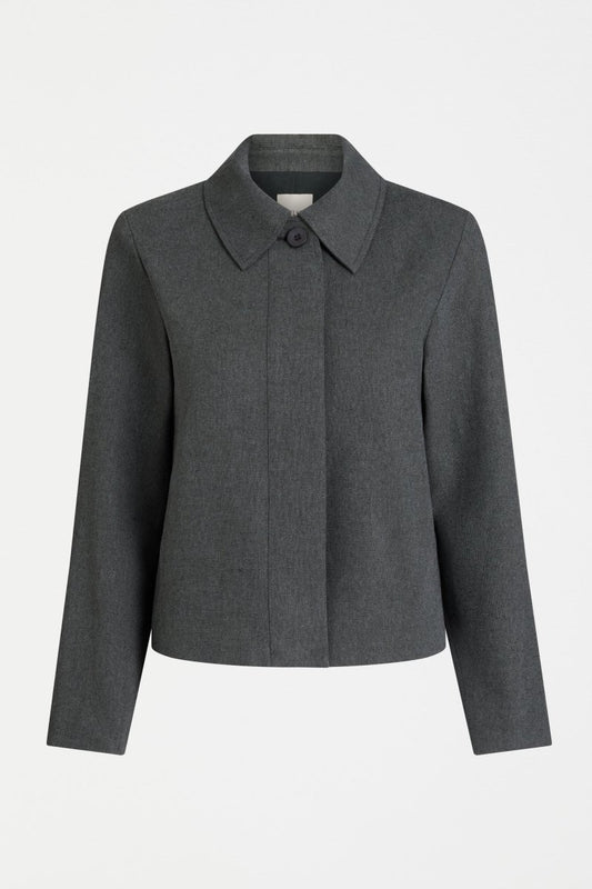 Unn Jacket Jackets - ELK | DARK GREY MARLE