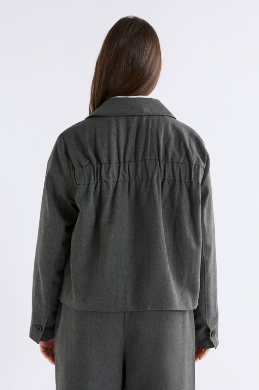 Unn Jacket Jackets - ELK | DARK GREY MARLE