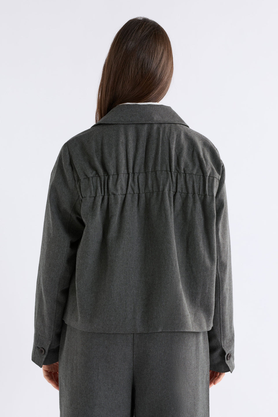 Unn Jacket Jackets - ELK | DARK GREY MARLE
