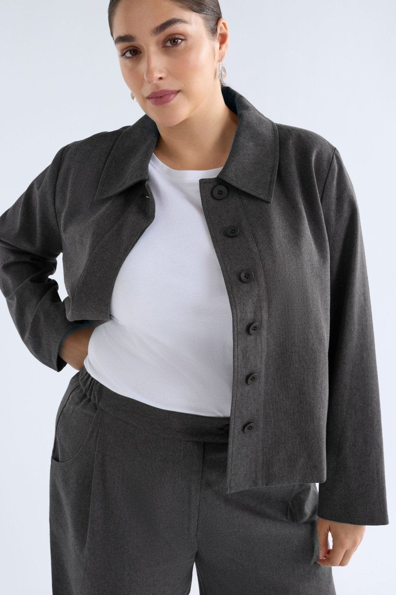 Unn Jacket Jackets - ELK | DARK GREY MARLE