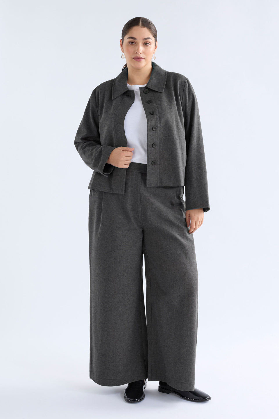 Unn Jacket Jackets - ELK | DARK GREY MARLE