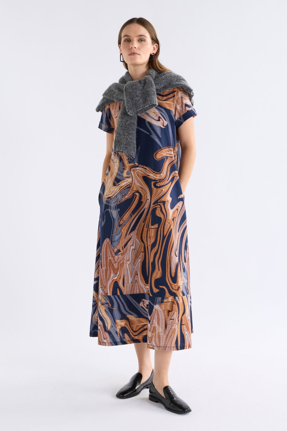 Haki Dress Brandr Print Dresses - ELK | BRANDR PRINT