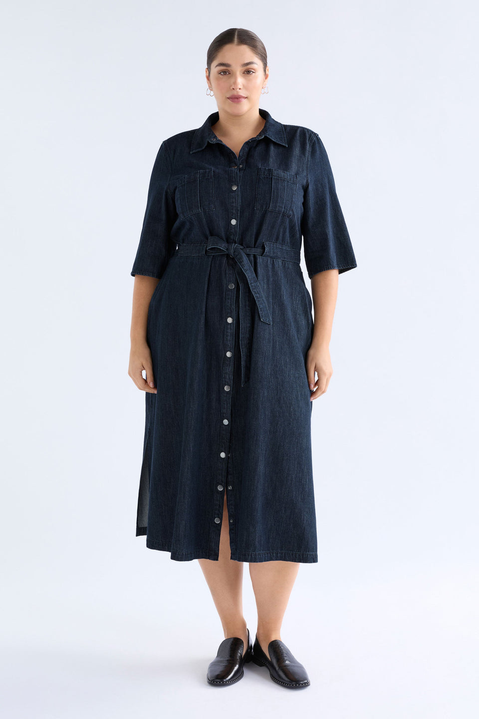 Valor Shirt Dress Dresses - ELK | DARK BLUE WASH