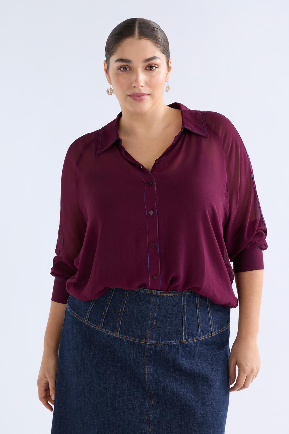 Alema Shirt Shiraz Tops - ELK | SHIRAZ