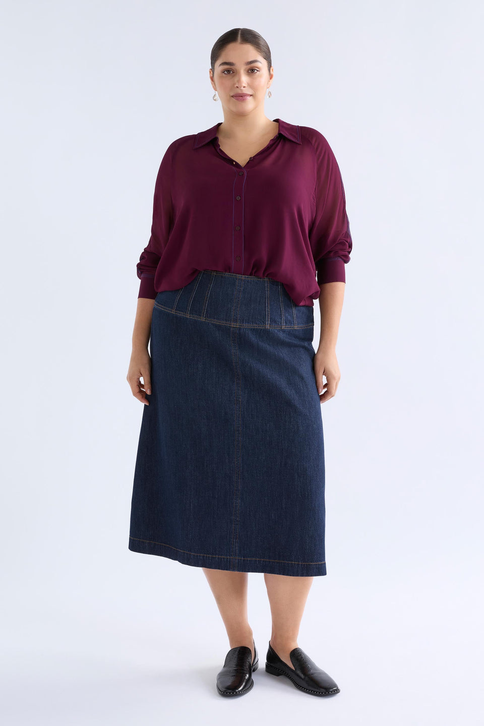 Alema Shirt Shiraz Tops - ELK | SHIRAZ