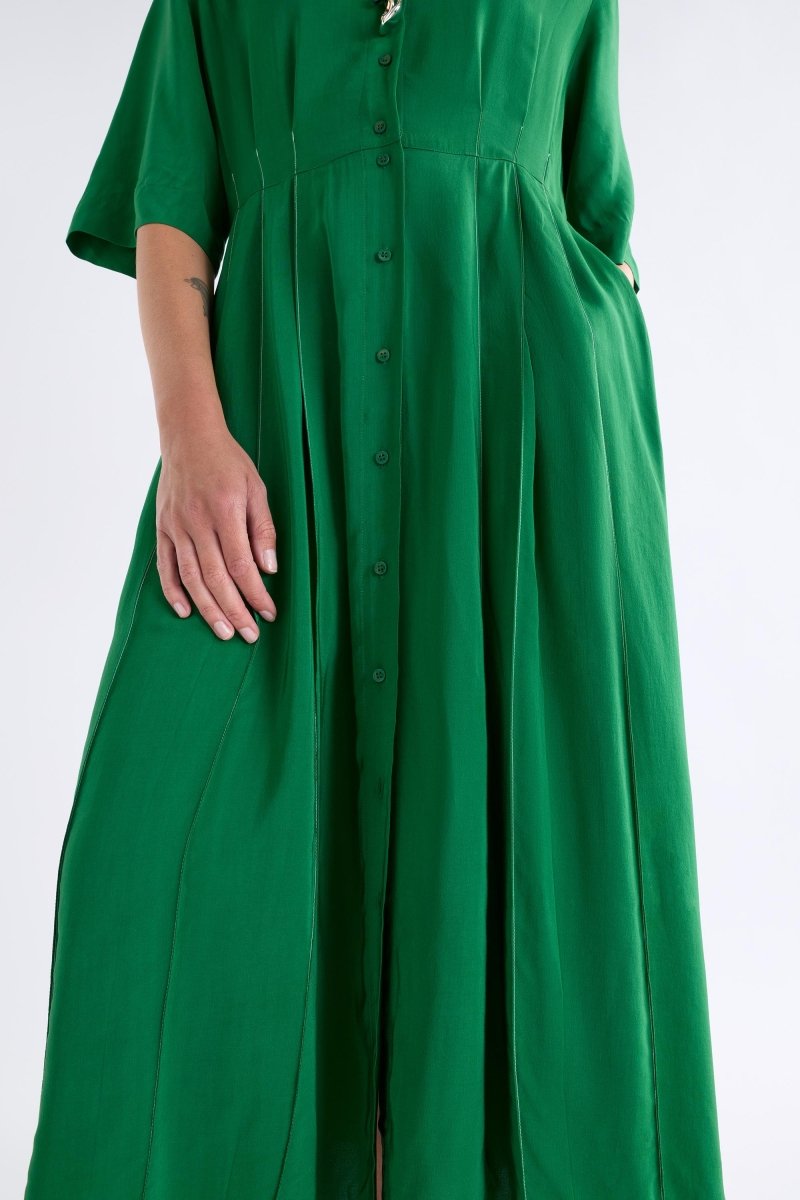 Neues Shirt Dress Dresses - ELK | LEAF GREEN