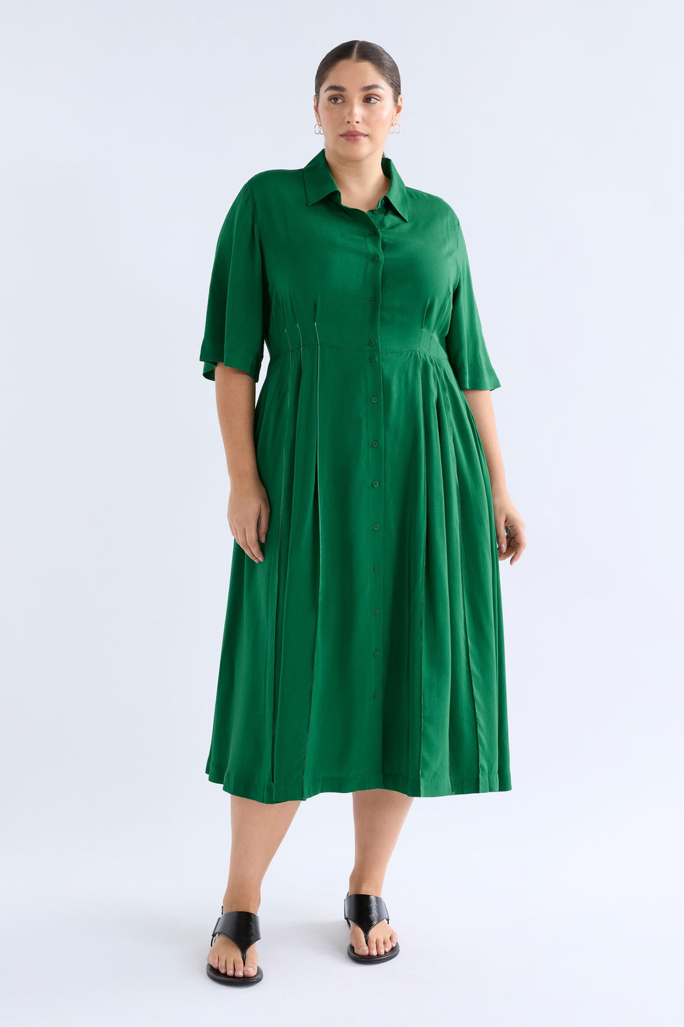 Neues Shirt Dress Dresses - ELK | LEAF GREEN