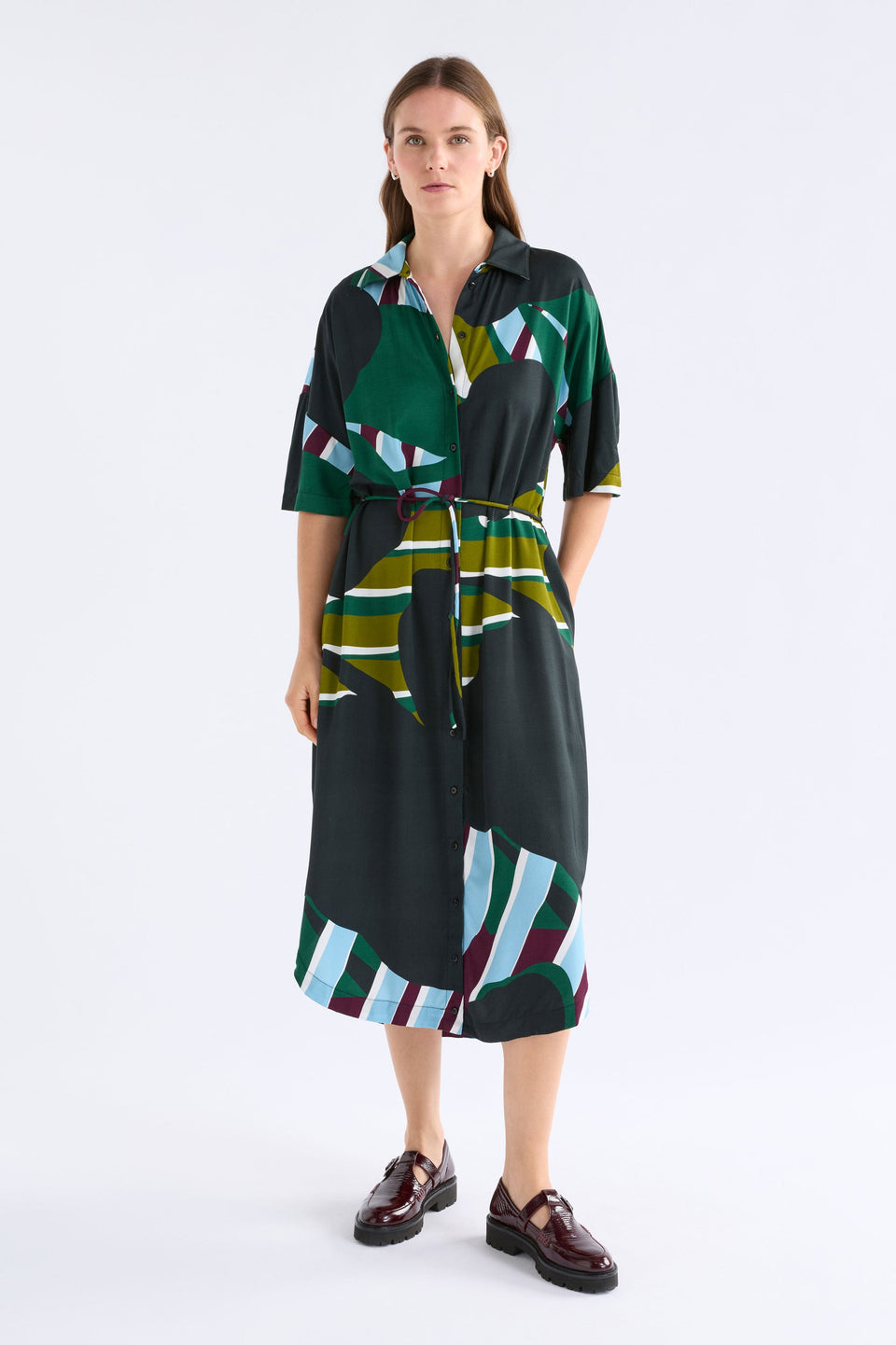 Kobaii Shirt Dress Dresses - ELK | STRIBE PRINT